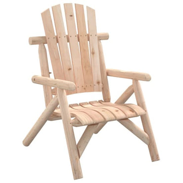 Grace Solid Wood Spruce Garden Armchair In Light Brown