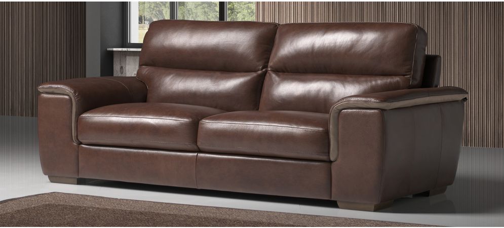 Greta Brown Leather 3+2 Sofa Set With Wooden Legs Newtrend Available In A Range Of Leathers And Colours 10 Yr Frame 10 Yr Pocket Sprung 5 Yr Foam Warranty