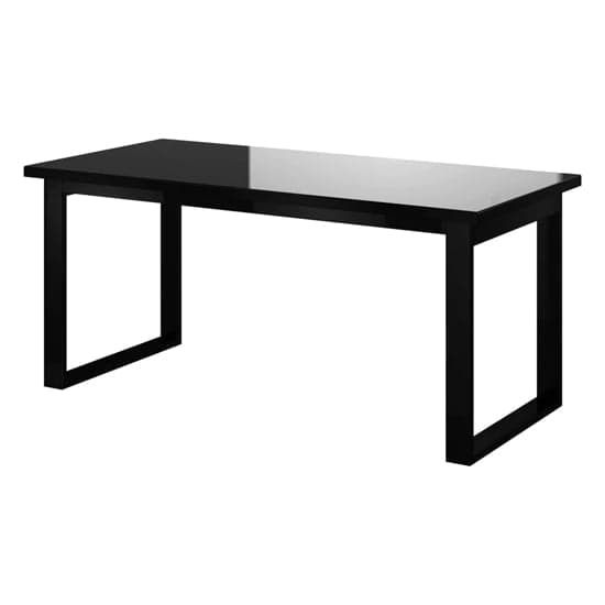 Herrin Extending Glass Top Dining Table In Black