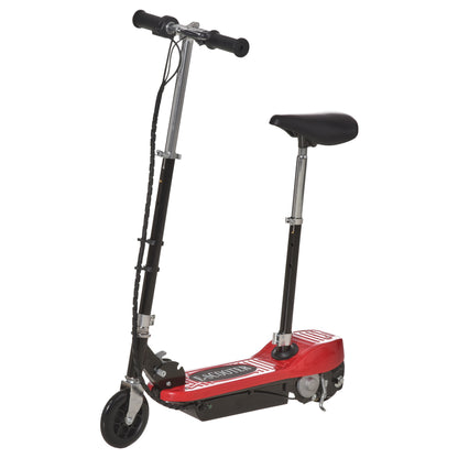 HOMCOM utdoor Ride On Powered Scooter Sporting Toy 120W Motor Bike 2 x 12V Battery - Red