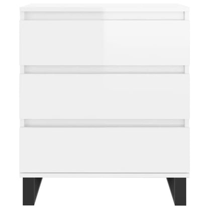 Kacia High Gloss Chest Of 3 Drawers In White