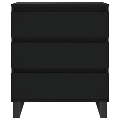 Kacia Wooden Chest Of 3 Drawers In Black