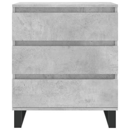 Kacia Wooden Chest Of 3 Drawers In Concrete Effect