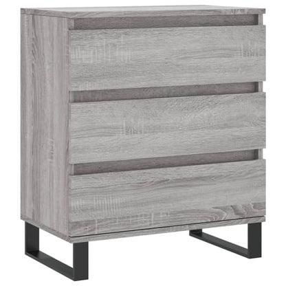 Kacia Wooden Chest Of 3 Drawers In Grey Sonoma Oak