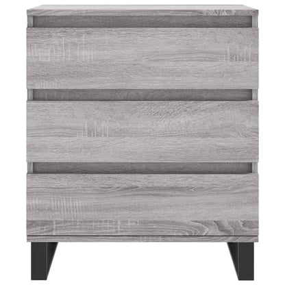 Kacia Wooden Chest Of 3 Drawers In Grey Sonoma Oak