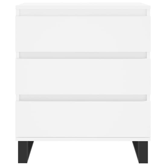 Kacia Wooden Chest Of 3 Drawers In White