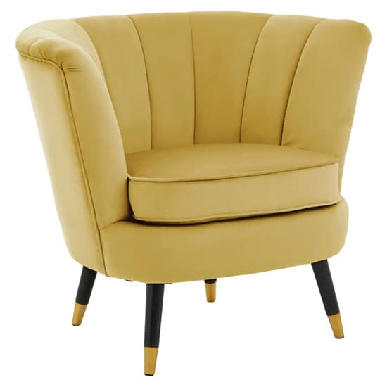 Lagos Velvet Accent Chair In Pistachio