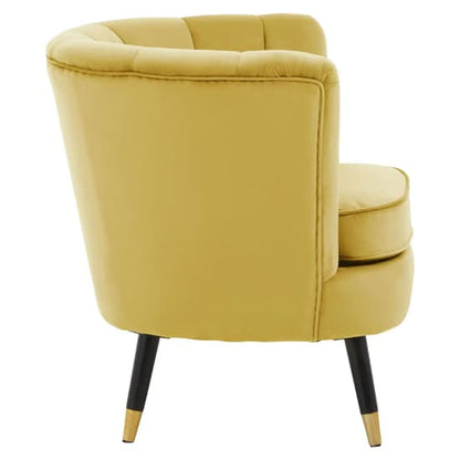 Lagos Velvet Accent Chair In Pistachio