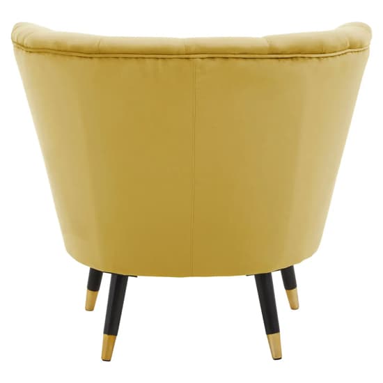 Lagos Velvet Accent Chair In Pistachio