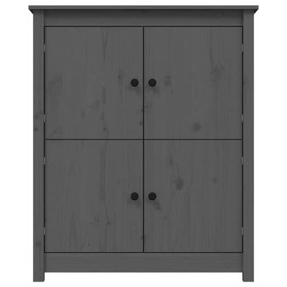 Laval Solid Pine Wood Sideboard With 4 Doors In Grey