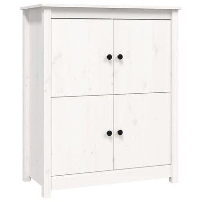 Laval Solid Pine Wood Sideboard With 4 Doors In White