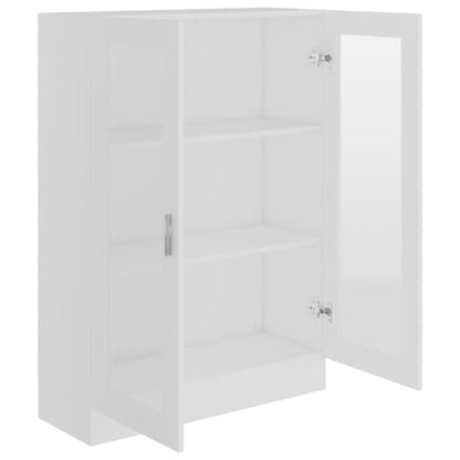 Libet Wooden Display Cabinet In With 2 Doors In White