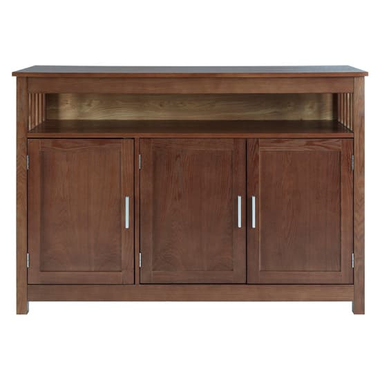 Lincolno Wooden Sideboard With 3 Doors In Walnut