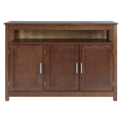 Lincolno Wooden Sideboard With 3 Doors In Walnut