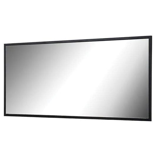 Large Black Framed Lorain Wall Mirror - Modern Design for Home Decor