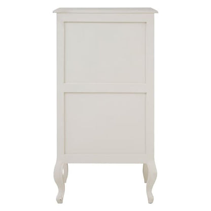 Luria Wooden Chest Of 5 Drawers In White