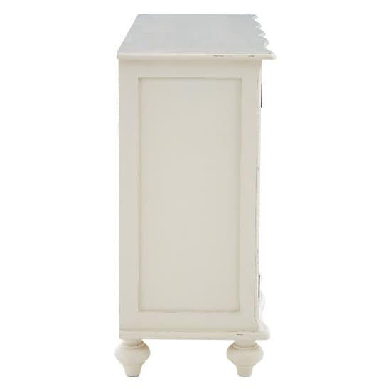 Luria Wooden Display Cabinet With 2 Doors In White