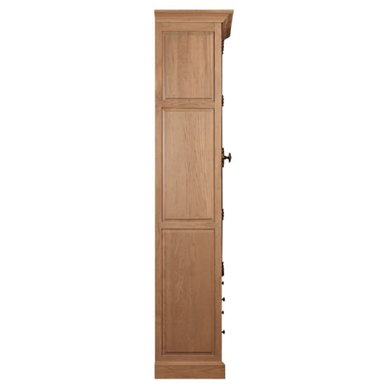 Lyox Wodoen 2 Doors 2 Drawers Display Cabinet In Natural