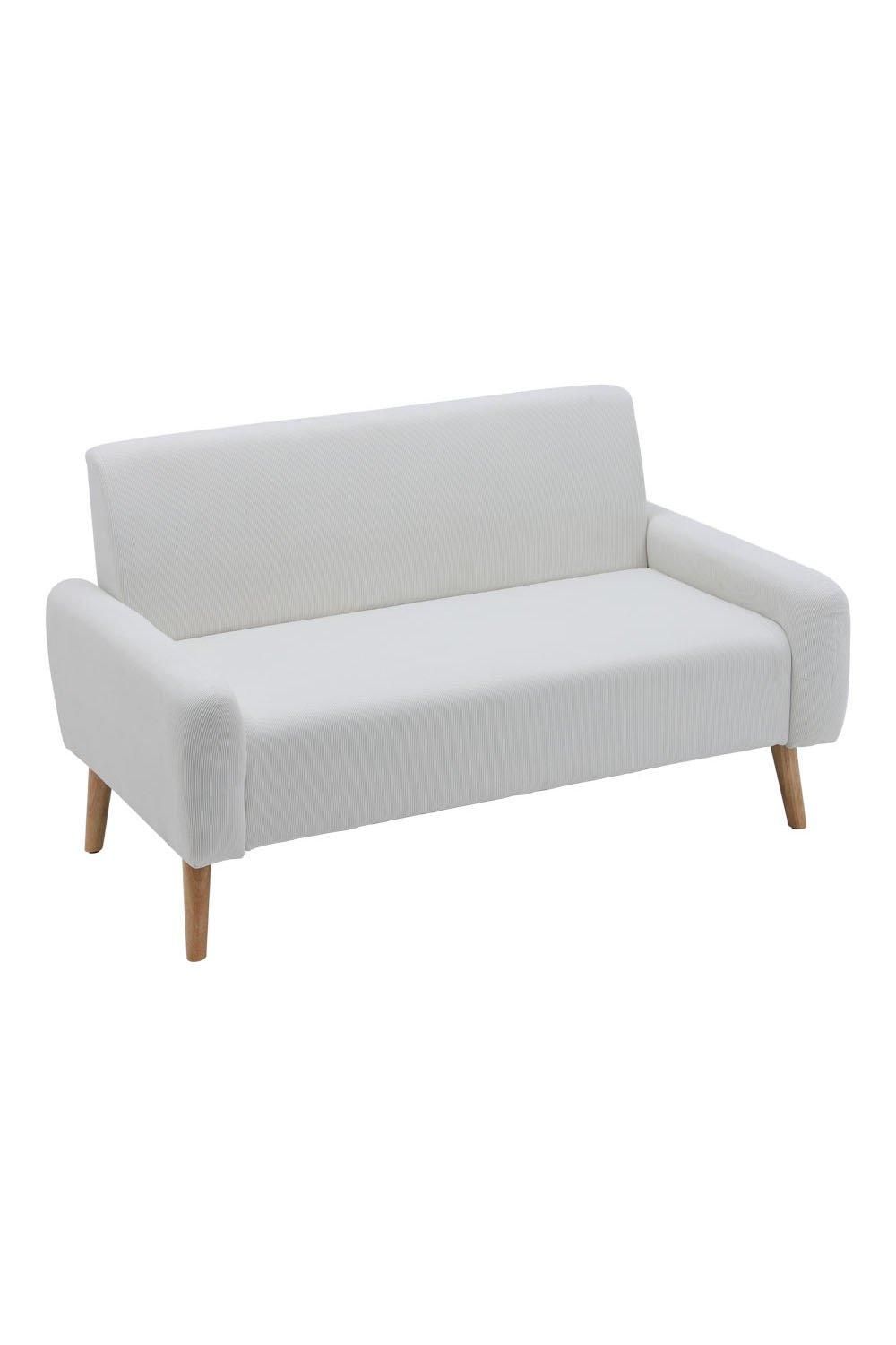 2 Seater Corduroy Fabric Loveseat Sofa