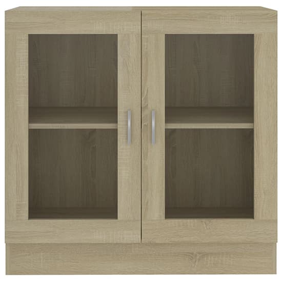 Maili Wooden Display Cabinet With 2 Doors In Sonoma Oak