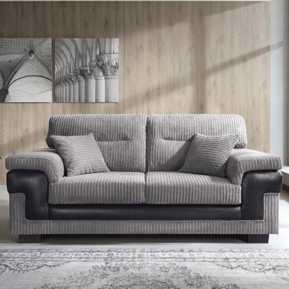 Nathaniel 3 Seater Sofa - Grey Fabric