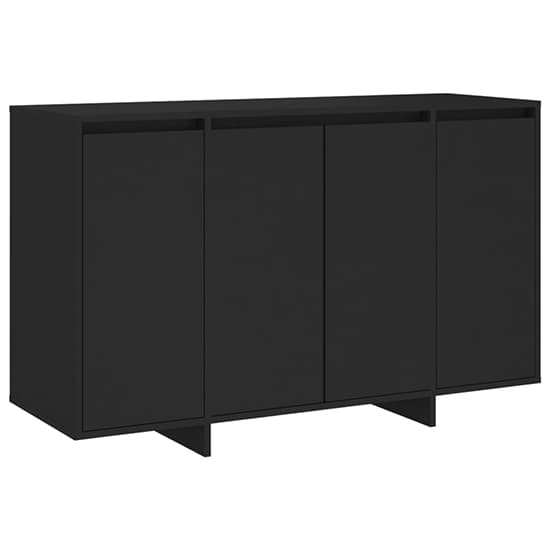 Maisa Wooden Sideboard With 4 Doors In Black