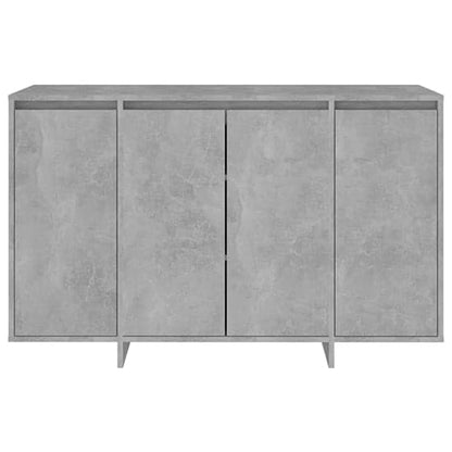 Maisa Wooden Sideboard With 4 Doors In Concrete Effect