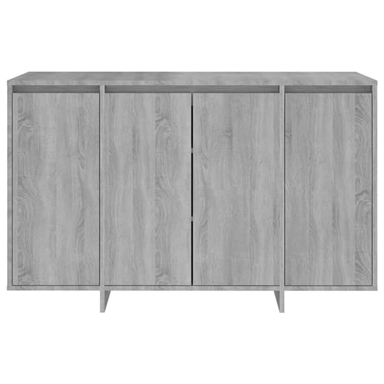 Maisa Wooden Sideboard With 4 Doors In Grey Sonoma Oak