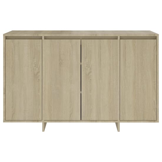 Maisa Wooden Sideboard With 4 Doors In Sonoma Oak