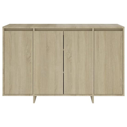 Maisa Wooden Sideboard With 4 Doors In Sonoma Oak