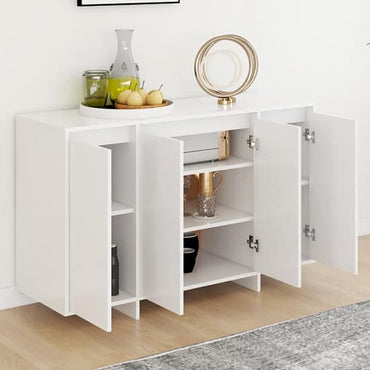 Maisa Wooden Sideboard With 4 Doors In White