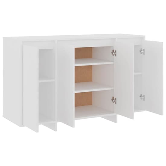 Maisa Wooden Sideboard With 4 Doors In White