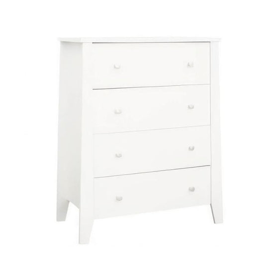 Tropique 4 Drawer Chest - White