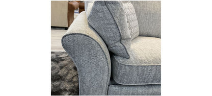 Miami Grey Fabric Electric Recliner Sofa Set with USB Charging - 3+2 Configuration, Hardwood Frame, Multiple Combinations Available