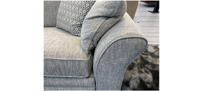 Miami Grey Fabric Electric Recliner Sofa Set with USB Charging - 3+2 Configuration, Hardwood Frame, Multiple Combinations Available