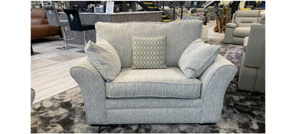 Miami Grey 3+2 Electric Recliner Sofa Set with USB Ports - Hardwood Frame Loveseat Available in Various Fabrics