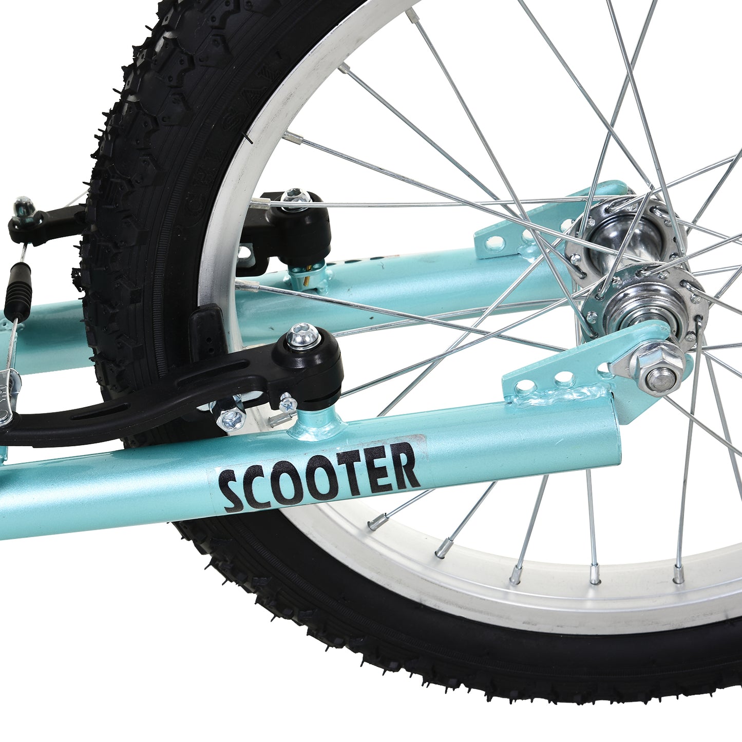 HOMCOM ick Scooters for Kids with Adjustable Height, Anti-Slip Deck, Dual Brakes, Rubber Tyres, for Boys and Girls Aged 5+ Years Old - Blue