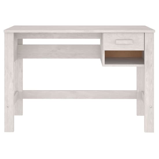 FURCO White Pine Wood Laptop Desk with Drawer for Home Office