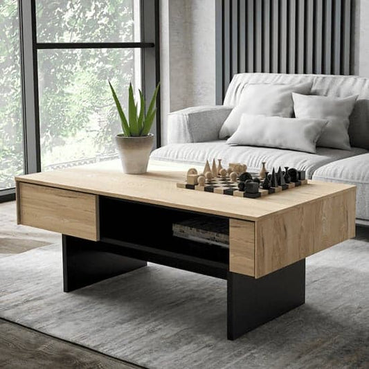 Mountain Ash Wooden Coffee Table by Furco - Contemporary Design for Living Room