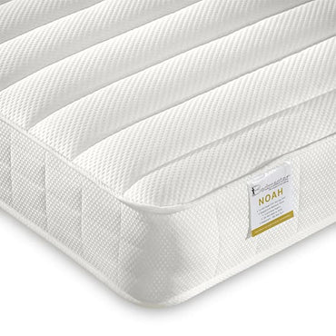 Low Profile Memory Foam Small Double Mattress for Bunk Beds - UK Made, Micro Quilted, 13.5 Gauge Sprung, Affordable Comfort