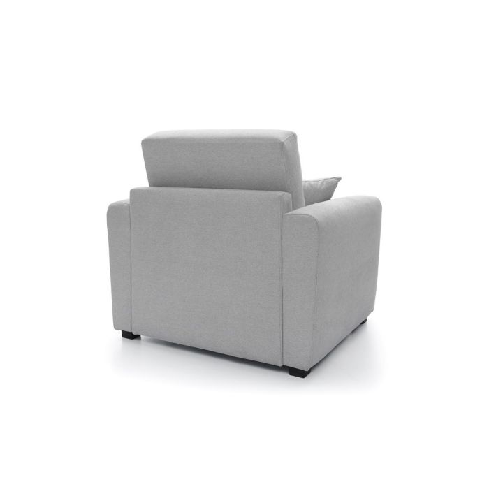 Alexander Armchair 1 Seater Sofabed - Light Grey Fabric