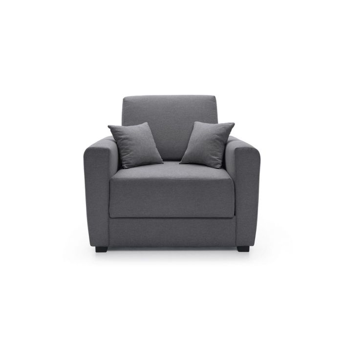 Alexander Armchair 1 Seater Sofabed - Dark Grey Fabric