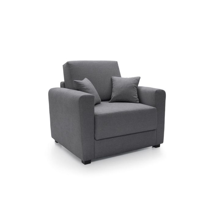 Alexander Armchair 1 Seater Sofabed - Dark Grey Fabric