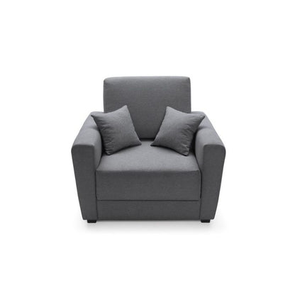 Alexander Armchair 1 Seater Sofabed - Dark Grey Fabric