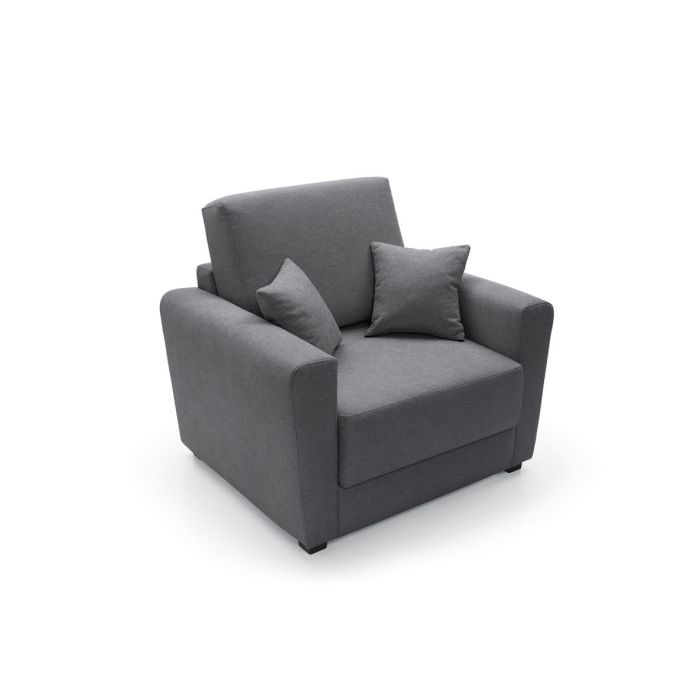 Alexander Armchair 1 Seater Sofabed - Dark Grey Fabric