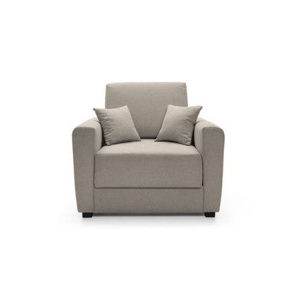 Alexander Armchair 1 Seater Sofabed - Sand Fabric