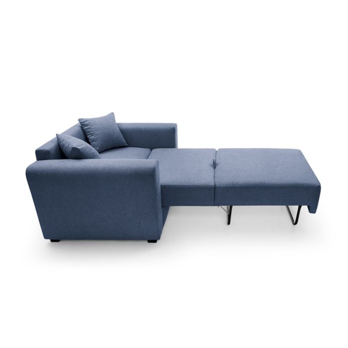 Alexander Armchair 1 Seater Sofabed - Dark Blue Fabric