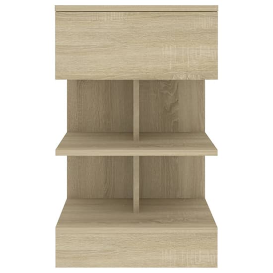 Oluina Wooden Bedside Cabinet With 1 Drawer In Sonoma Oak