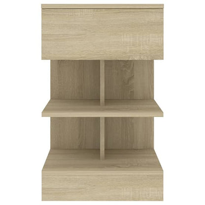 Oluina Wooden Bedside Cabinet With 1 Drawer In Sonoma Oak