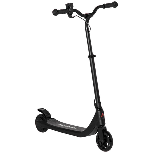 HOMCOM lectric Scooter, 120W Motor E-Scooter with Battery Display, Adjustable Height, Rear Brake for Ages 6+ Years - Black